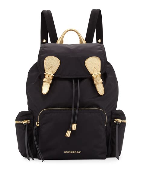 burberry backpack gold|burberry backpack black nylon.